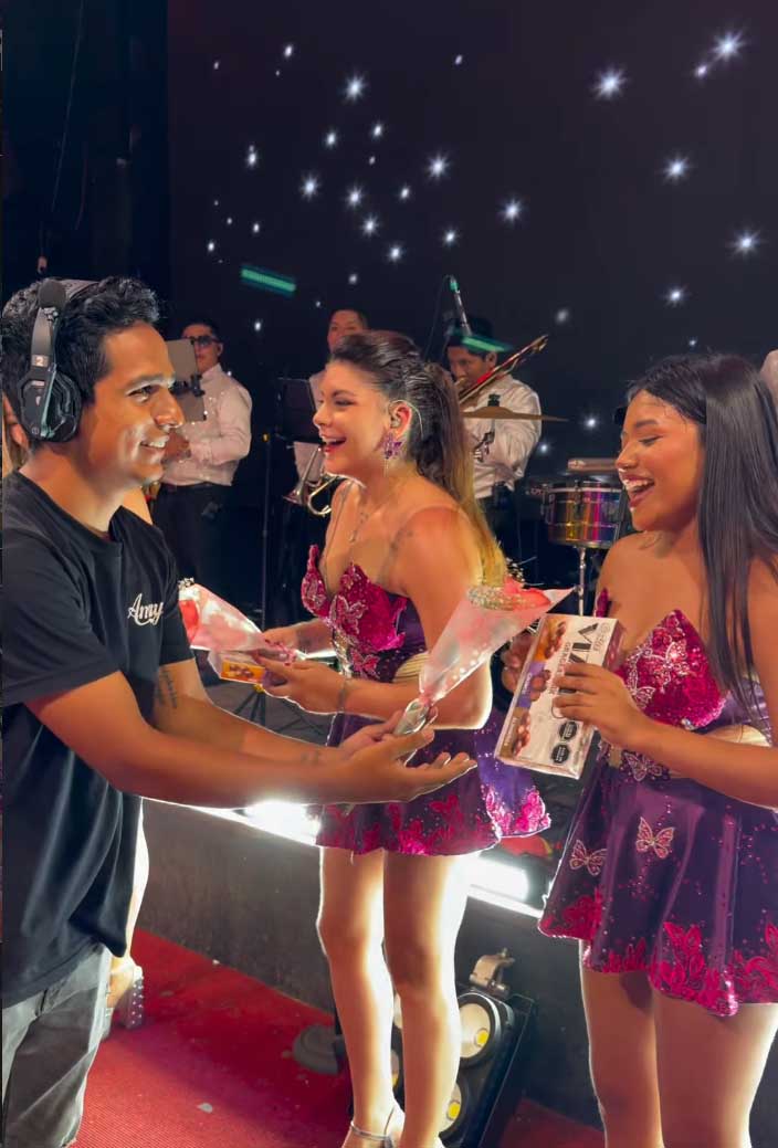 Backstage de Amaya Hnos